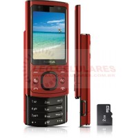 CELULAR DESBLOQUEADO NOKIA 6700 VERMELHO CÂMERA 5MP MP3 RÁDIO FM BLUETOOTH FONE DE OUVIDO E CARTÃO